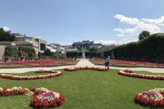 Der Garten des Schloss Mirabell in Salzburg